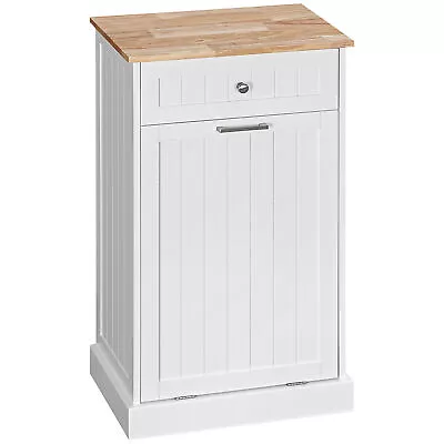 Tilt Out Trash Can Cabinet Hidden Waste Bin Container Hands-Free For Kitchen • $114.39