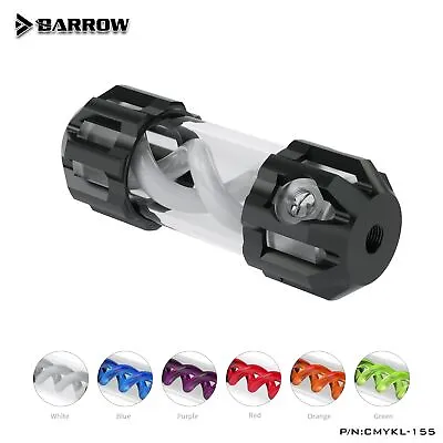 Barrow T-virus Water Tank Reservoirs Aluminum Alloy Cover + Acrylic Body 155mm • $36.12