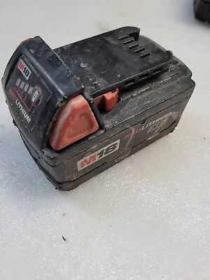 GENUINE Milwaukee 48-11-1828  18V XC Red Lithium 18 Volt.  For PARTS • $18.56