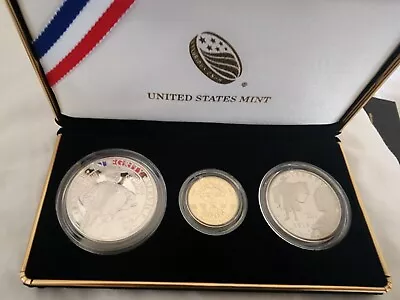 2015 US Marshals 3pc Gold & Silver Proof Set W/OGP • $755