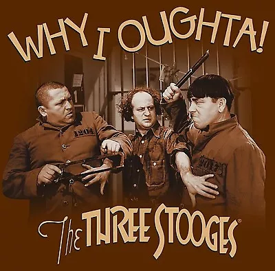 The Three Stooges Iron On Transfer For T-Shirt & Light Color Fabrics #3 • $5