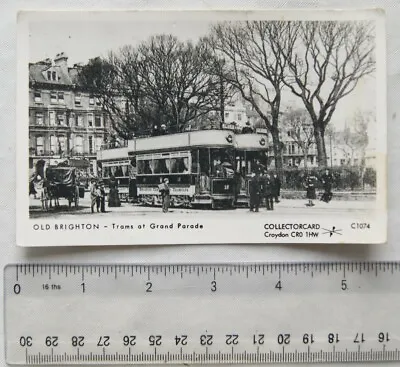 £2.50 • Buy 1985 Postcard Trams At Grand Parade, Brighton