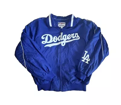 Los Angeles Dodgers Jacket Men's XL MLB Authentic Majestic Fleece Lined Dugout • $180