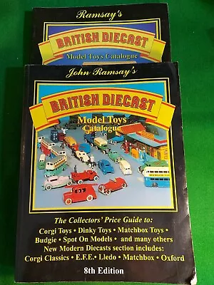 John Ramsay's British Diecast Model Toys Cars Catalogue 8th + 10th Edition Book  • £12.18