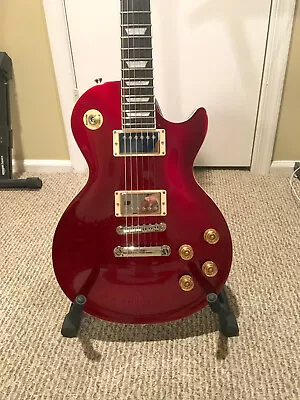 Epiphone Les Paul Modern Electric Guitar - Sparkling Burgundy • $500