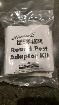 Magna-Latch Series 2 Round Post Adapter For Chain Link And Railing Posts - White • $15