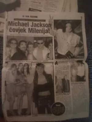 Michael Jackson  Clippings Croatian  Language  2002 Year  Rarity • $18