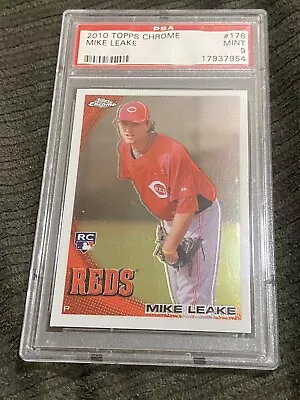 2010 Topps Chrome Mike Leake Psa 9 Rookie • $37.50