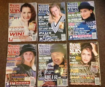 Machine Knitting News - 6 Vintage Magazines From 1994 • £7.80