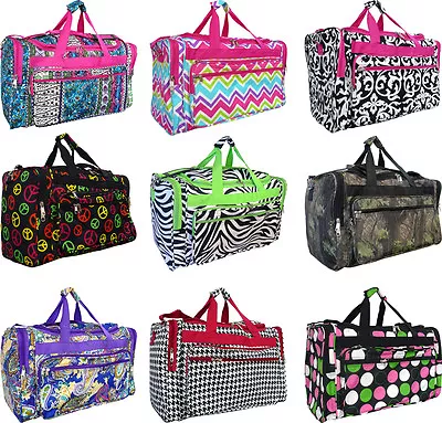 Women's 19  Fashion Print Lightweight Duffel Bag /Dance /Gym /Shoulder Carry-on  • $31.99