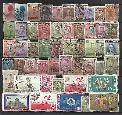 THAILAND STAMP COLLECTION  PACKET Of 50 DIFFERENT Stamps Mainly USED  • $11.50