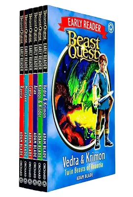 Beast Quest Early Reader Series By Adam Blade 6 Books Set - Ages 5-7 - Paperback • £13.49