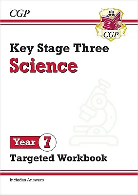 CGP Key Stage Three Science Targeted Workbook Including Answers Year 7 (KS3) • £0.99