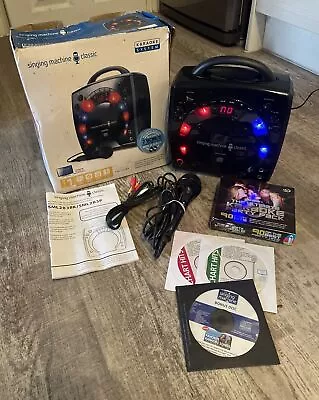 Singing Machine Classic Mini CD+G Karaoke System + CDS • £25