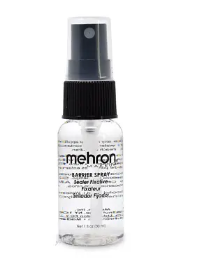 Mehron Barrier Spray_Modeling TV Stage_Pro Makeup Setting Fixer & Sealer- 1 Oz • $8.75