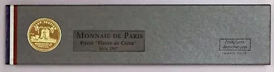 France 1967 Monnaie De Paris Fleurs De Coins Paris Mint 8 Coin Set OGP D035 • $400