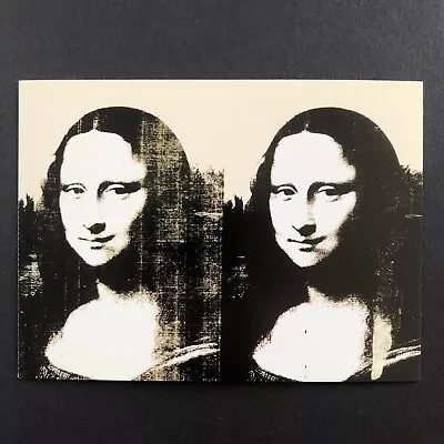 Andy Warhol Postcard - Double Mona Lisa • $2.48