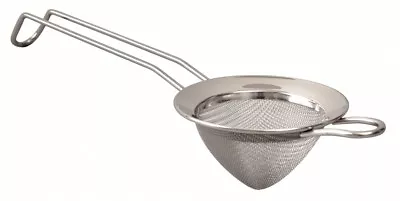 Fine Mesh Strainer Cocktail Stainless Steel Bar Pub Conical Kitchen Flour Tea • £5.95