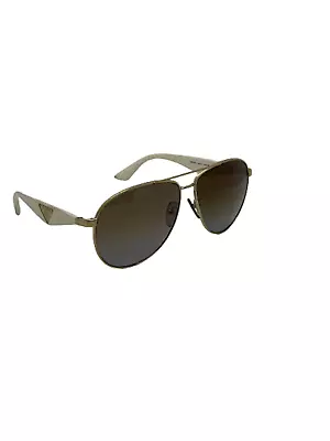 $279 • Buy Prada SPR53Q Ivory/White Pilot Style Sunglasses (Pre-Owned)