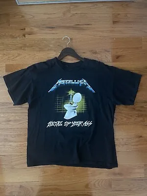 Official Vintage Metallica “Metal Up Your Ass” Double Sided XL T-Shirt • $30