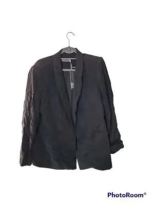 Mint Velvet Tie Back Black Blazer Size 18 RRP £129 • £34.99