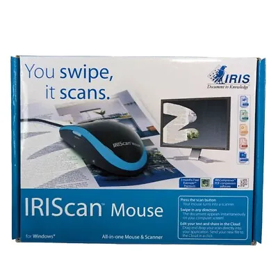 IRISCan Mouse All-in-one Scanner NEW Open Box PRO-BE1 For Windows No CD-ROM  • $33.99