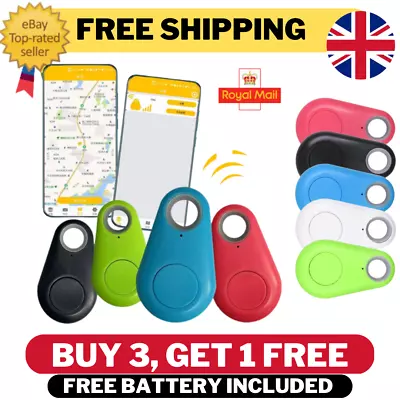 £1.99 • Buy Key Finder Bluetooth GPS Tracker Child Pet Locator Wireless Lost Wallet Keyring