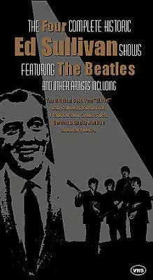 Beatles - Ed Sullivan Presents The Beatles: 4 Complete Shows (VHS 2003 2-Tape • $7.99