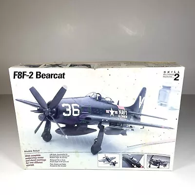 1992 Testors Grumman F8F-2 Bearcat 1/48 Plastic Model WW2 AirPlane Kit #519 -NEW • $24.99