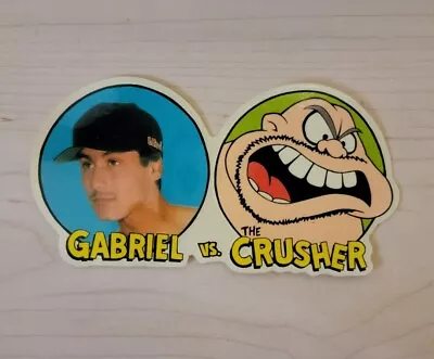 Vintage 101 Skateboards Gabriel Rodriguez Vs The Crusher Blind Sticker 90s • $45