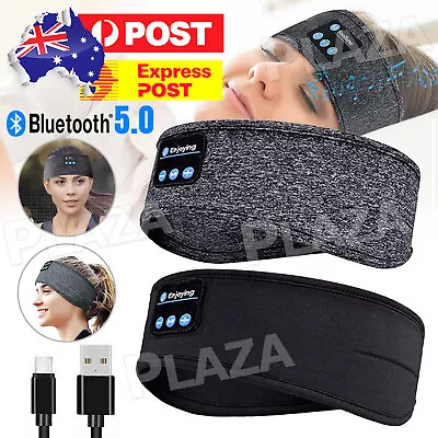 $12.95 • Buy Sleep Headphones Bluetooth Wireless Sleeping Headband With Detachable Speaker AU