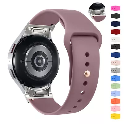 Silicone Watch Strap For Samsung Galaxy Watch 6 4 40/44mm Classic 5Pro Active 2 • $21.82