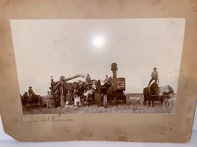 Rare Steam Engine Tractor Gaar Scott Richmond Indiana Antique Photo • $20