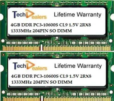 8gb (2x4gb) Memory For Dell Inspiron 15r 17r N3010 N4010 N5010 N7010 • $19.99