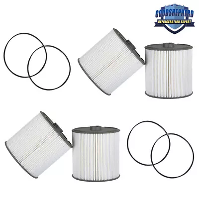 4× Fuel Water Seperator Filter W/O-rings For Dodge Ram 6.7L Cummins Turbo Diesel • $25.71