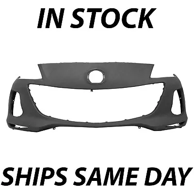 NEW Primered Front Bumper Cover Fascia For 2012 2013 Mazda 3 Sedan/Hatch 12 13 • $166.91