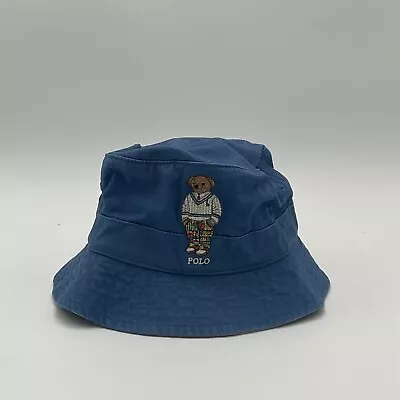 $70 POLO RALPH LAUREN Madras Pants Cable Sweater BEAR Bucket Hat Cap Lid S/M • $39.99