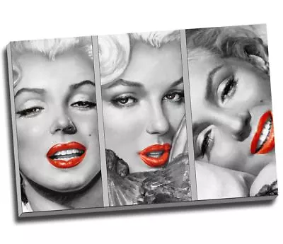 Marilyn Monroe Vintage Pop Art Canvas Print Wall Art 30x20  A1 • £24.99