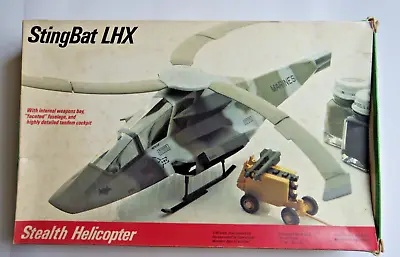 $39.99 • Buy Testors 1:48 Scale Stingbat LHX Attack Helicopter Model Kit #635 Sealed Bags