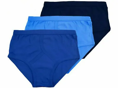 Mens Y Fronts Briefs 36 Pairs Underwear 100% Cotton Interlock Size S-5XL • £9.99