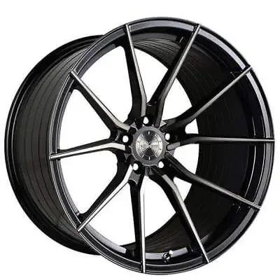 (4) 19  Staggered Vertini Wheels RFS1.2 Black Tint Face Rims (B3) • $1550