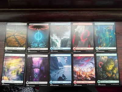 10x FULL ART LANDS - Full Set - March Of The MAchines MTG - Magic The Gathering • £9.50