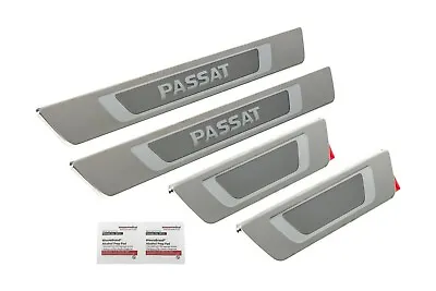 12-16 VW Volkswagen Passat NAR NON-Illuminated Door Sill Protection Guards OEM • $185.19