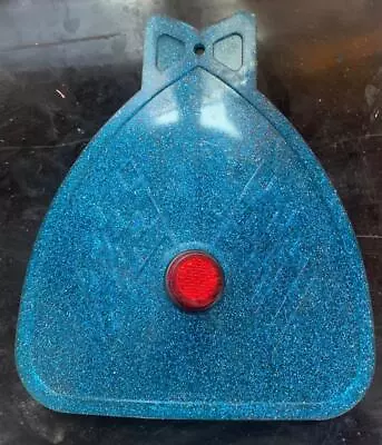 NOS Vintage Hunt-Wilde Blue Glitter Balloon Bicycle Mud Flap • $19.99