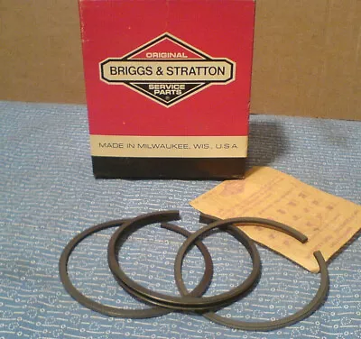 Briggs & Stratton Engine Std. Piston Ring Set. 297815 *new Oem Part* L-88 B-55 • $16