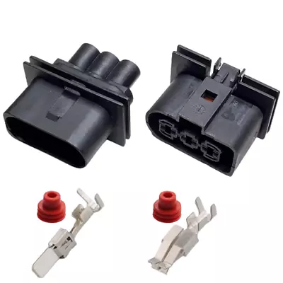 For Vag Vw Audi Seat Skoda 3 Pin Female Male Plug Connector For Fan Radiator • £11.99