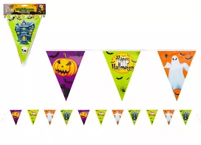 Halloween Kids Party Bunting Garden Haunted House Party Decoration Horror 12ft • £2.49