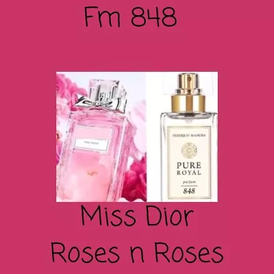 £9.50 • Buy FM 848  – PURE ROYAL Perfume FOR  Her Fragrance For Her 50 ML BNIB
