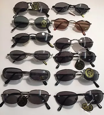 12-metal Frame Sunglasses Assorted New Styles Wholesale  • $17.99