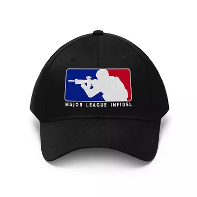MLI Major League Infidel Logo Black Hat Baseball Cap Size S/M And L/XL • $23.99